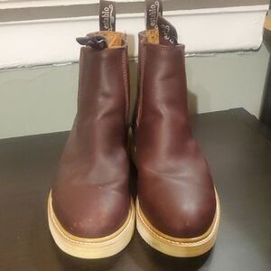 Sebago Men's Rich Brown Leather Ankle Boots